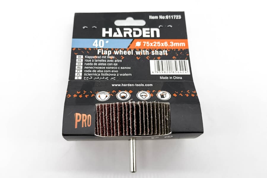 Fächerschleifer mit Welle Harden 611723